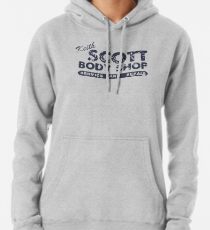 Keith Scott Body Shop Weathered Hoodie – One Tree Hill, Lucas Scott Pullover Hoodie