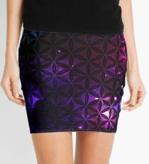 Sacred Geometry: Flower Of Life - Cosmos I Mini Skirt