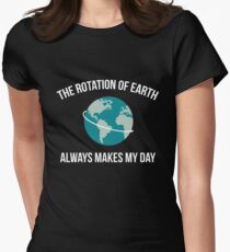 The Rotation of Earth Women's Fitted T-Shirt