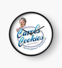 Famous Carol's Cookies Logo Clock