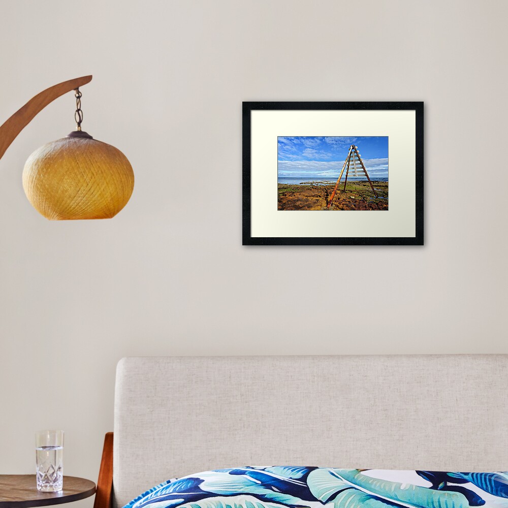 Navigational Marker - Rickett's Point Framed Art Print