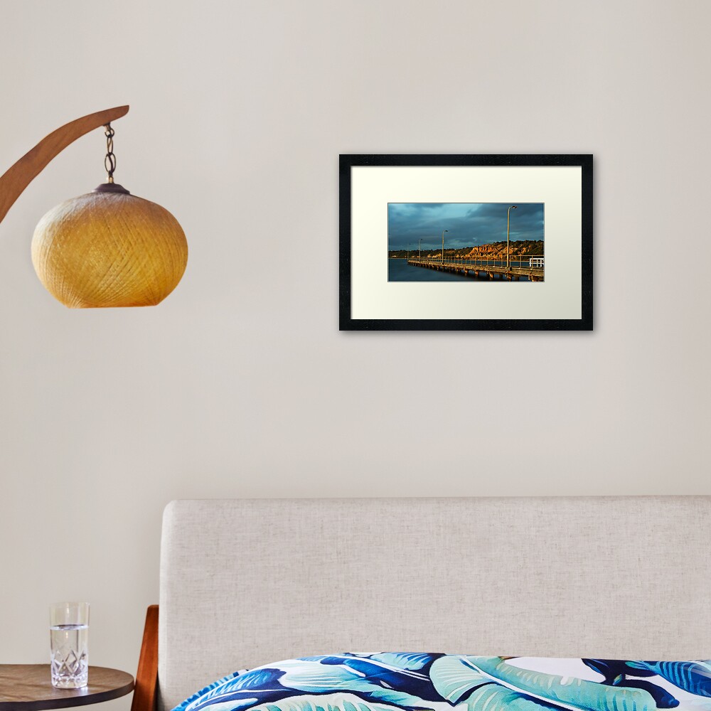 Red Bluff Cliffs Framed Art Print