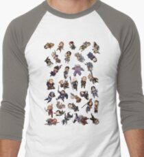 Party Members Men's Baseball ¾ T-Shirt