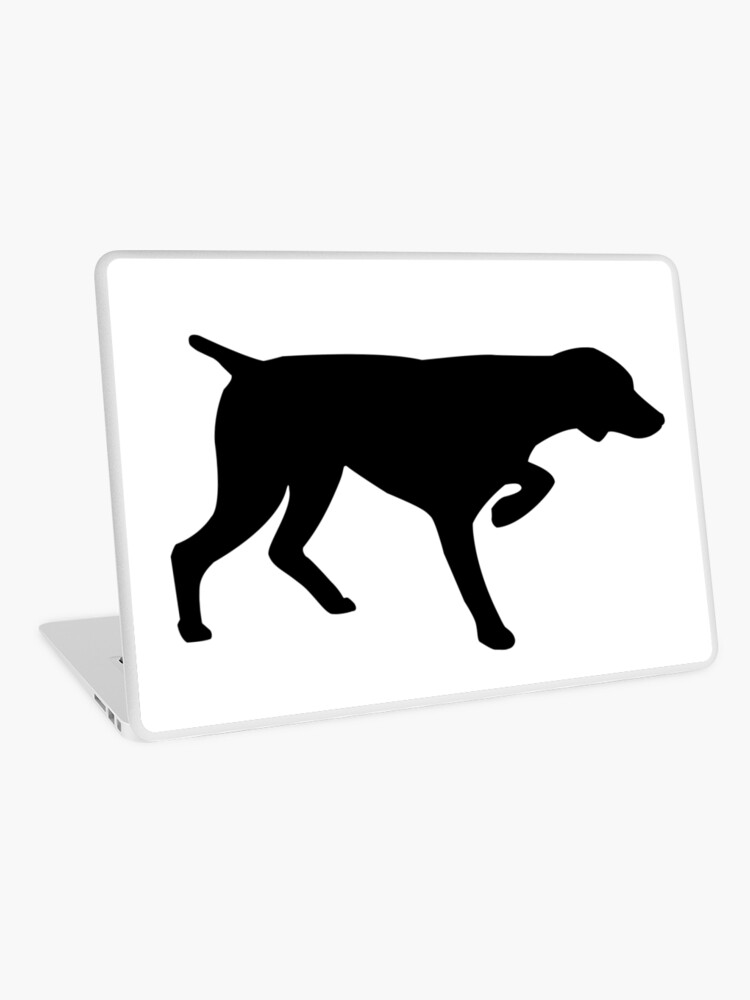 German Shorthair Pointer Silhouette Laptop Skin By Outdooraddix