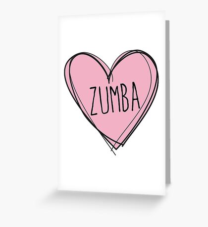 Zumba: Greeting Cards | Redbubble