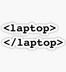 Pegatina Computadora. Código latop