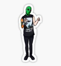 Alien Josh Sticker