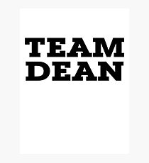 Team Dean Photographic Print