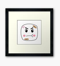 Melvin the Angry Marshmallow Framed Print