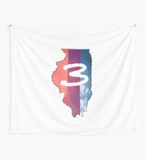 Chance the Rapper IL (white) Wall Tapestry