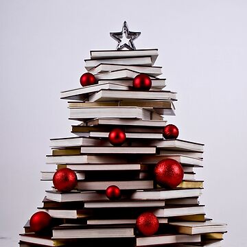 XMAS BOOK TREE ~ OMG Sold 198  of these YAY !!! Poster for Sale by Nina  Matthews Photography | Redbubble