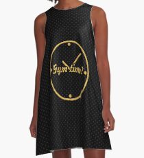 Gym time ? - Gym Motivational Quote A-Line Dress