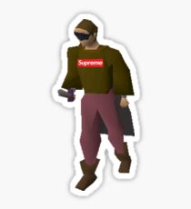 Supreme Runescape Character Sticker
