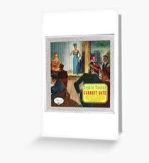 Sophie Tucker Cabaret Days Greeting Card