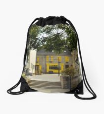Steps To The Pizzaria Drawstring Bag