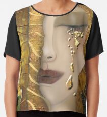 My Klimt Serie:Gold Chiffon Top