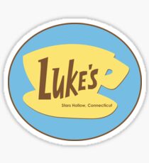Gilmore Girl's Luke's Cafe Sticker