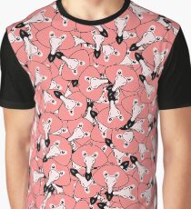 Mini flamingo pattern Graphic T-Shirt