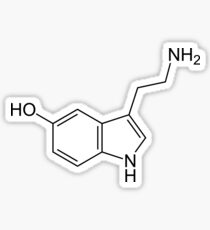 Pegatina Serotonina