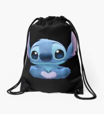 Stitch Heart Drawstring Bag
