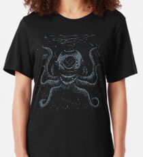 Octopus Taucher Slim Fit T-Shirt