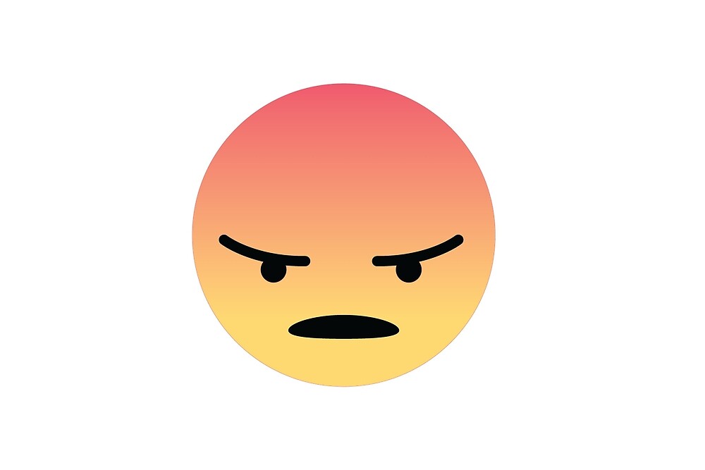 angry face for facebook