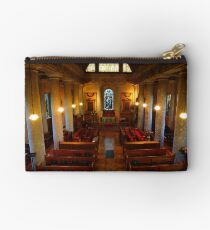 St Lawrence, Mereworth, panoramic Studio Pouch