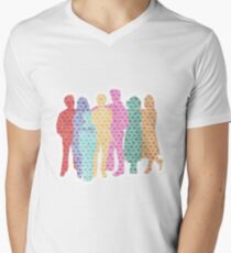 A Tight-Knit Family Men's V-Neck T-Shirt