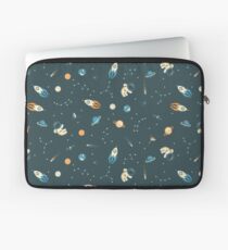 Lil Astronaut Pattern Laptop Sleeve