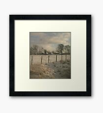Snow scene Framed Print