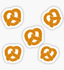 Pretzel pattern Sticker