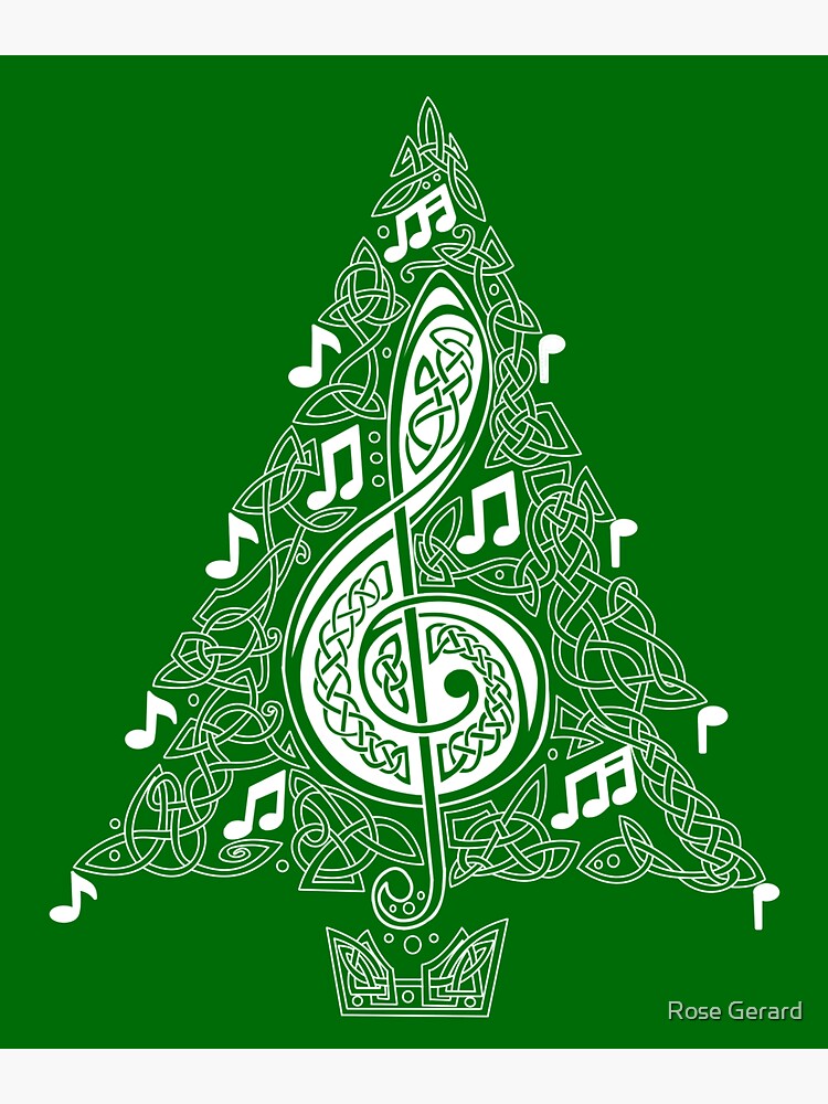 Green Musical Tree by arkadyrose