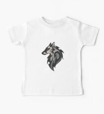gray wolf Baby Tee