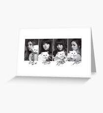 Girl's Day - Signed Photographs Greeting Card