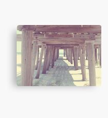 Under the Boardwalk Canvas Print
