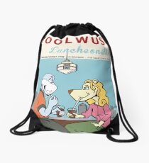 Woolwus' Luncheonette Drawstring Bag
