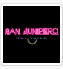 San Junipero Sticker