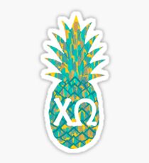 XO Fresh Pineapple in Tropical Sticker