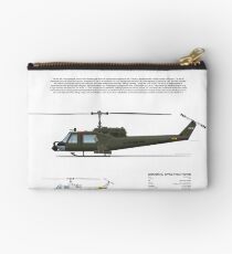 Bell Huey Helicopter (UH-1C gunship) Studio Pouch
