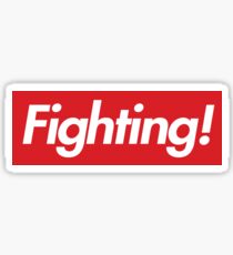 Pegatina Fighting- Red Design