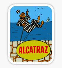 Alcatraz Island Prison Vintage Travel Decal Sticker