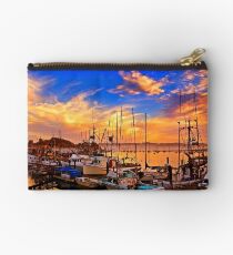 The Dock At Sunset Studio Pouch