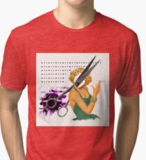 big scissors Tri-blend T-Shirt