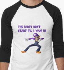 Waluigi Party Shirt Men's Baseball ¾ T-Shirt