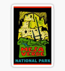 Mesa Verde National Park Vintage Travel Decal Sticker