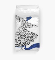 Rumi Calligraphy Blue Duvet Cover