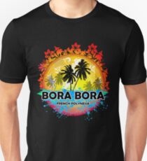 Bora Bora Sunset Style Unisex T-Shirt
