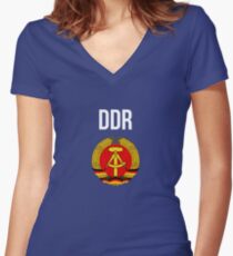 DDR Women's Fitted V-Neck T-Shirt