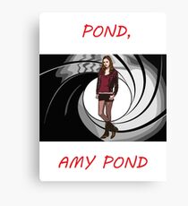 Pond, Amy Pond Canvas Print