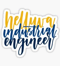 Helluva-Industrieingenieur Georgia Tech Sticker